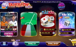 Chọn game Tài xỉu Rikvip tại trang chủ